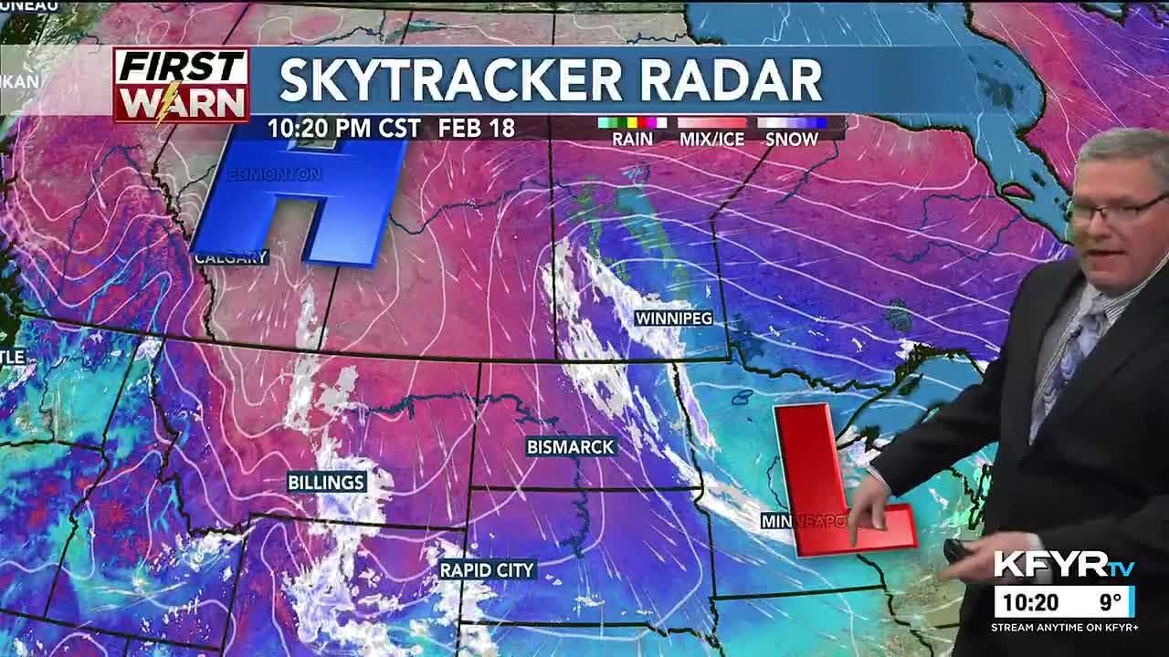 KFYR First News at Ten Weather 02/18/2026