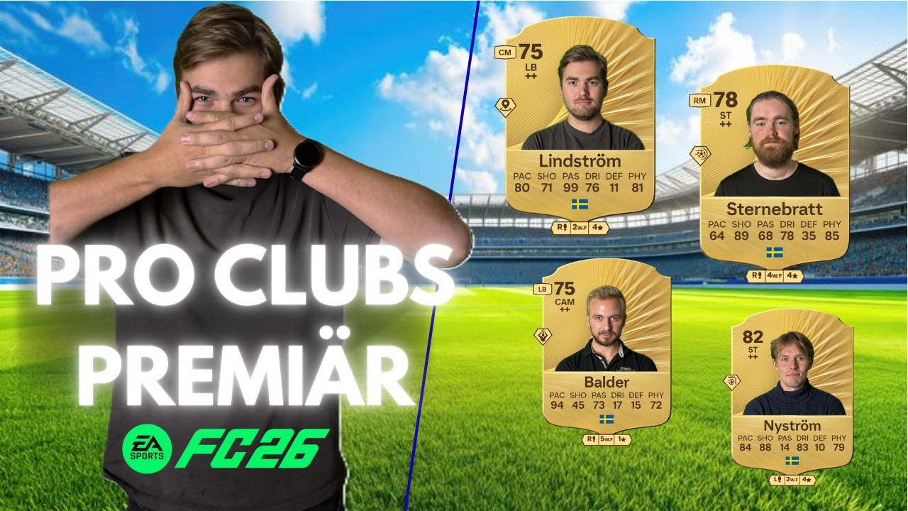 Premiär i FC26 Clubs! Kan vi ta oss till Div 1?