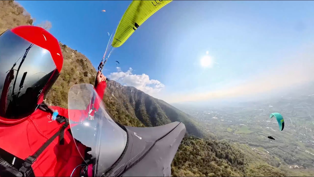 Bassano paragliding 170 km flat triangle