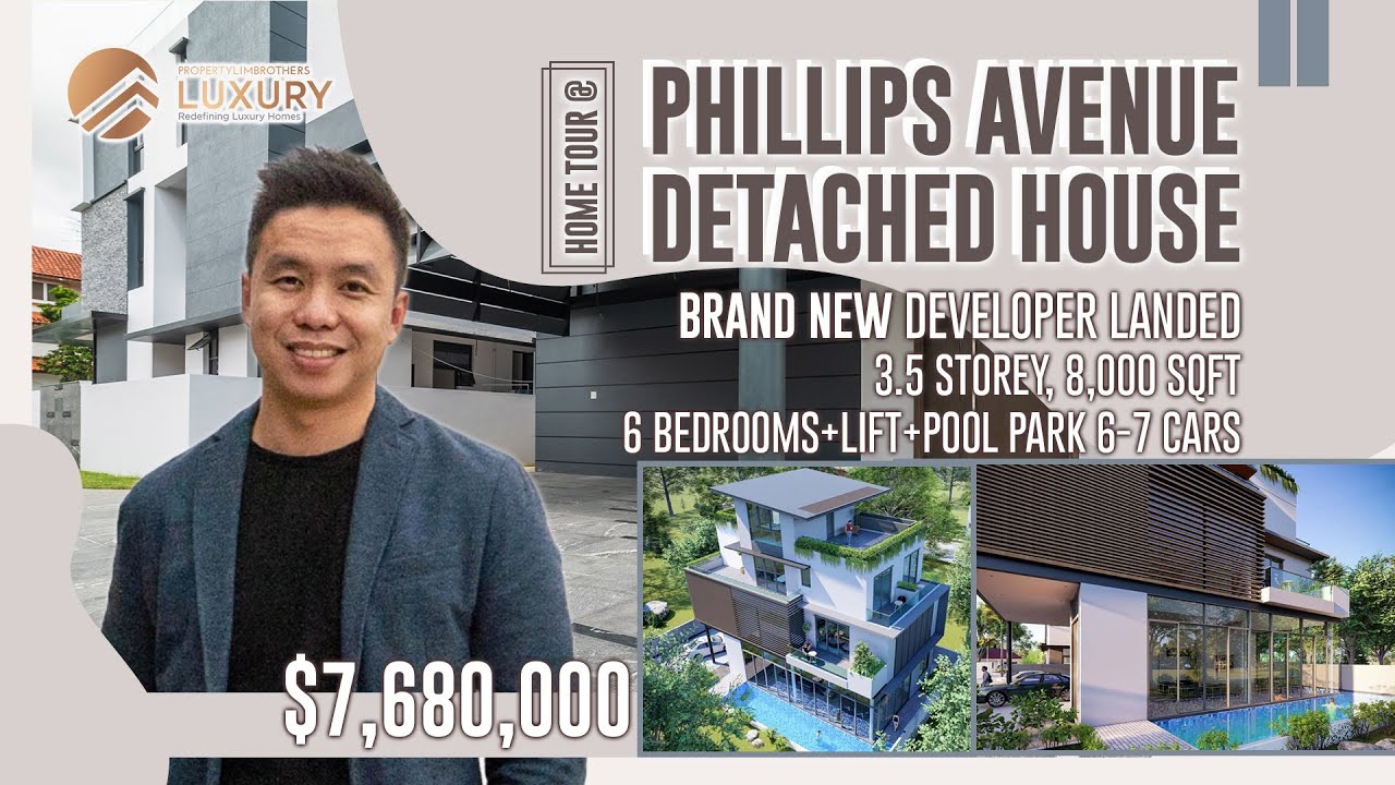 Philips Ave | Brand New 3.5-Storey Landed | Private Pool | $7.68M | Singapore Home Tour | Melvin Lim
