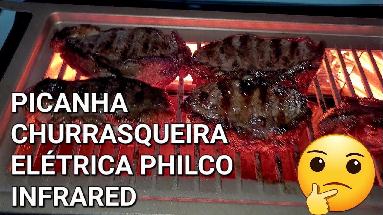 PICANHA NA - CHURRASQUEIRA ELÉTRICA PHILCO INFRARED PCQ2500D