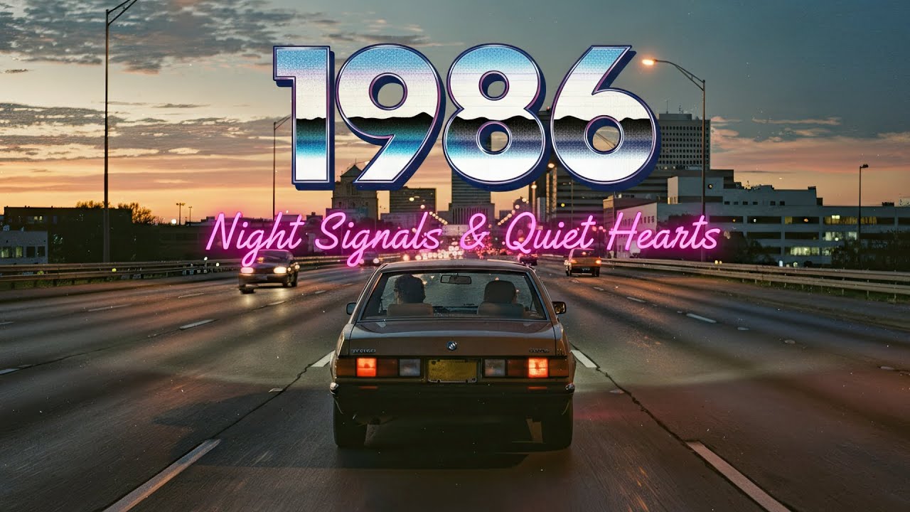 1986 — Night Signals & Quiet Hearts | 80s Time-Shift Synthwave