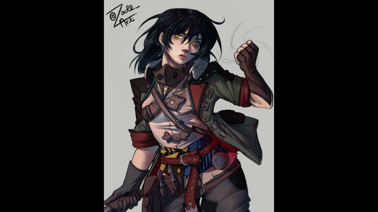 Fanart of a MH oc 