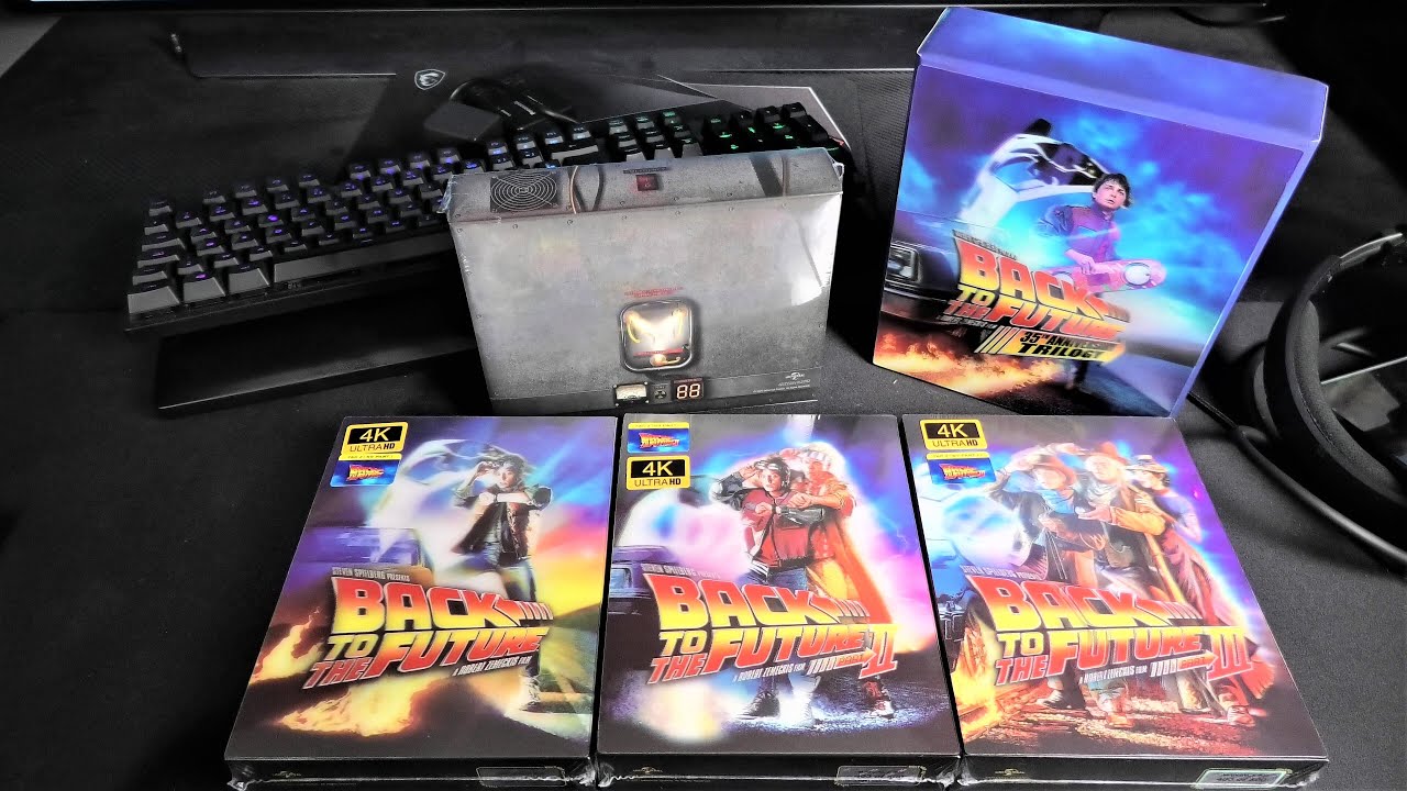 Filmarena Retour Vers le Futur FAC #159 BACK TO THE FUTURE  MANIACS BOX Steelbook 4K French Review