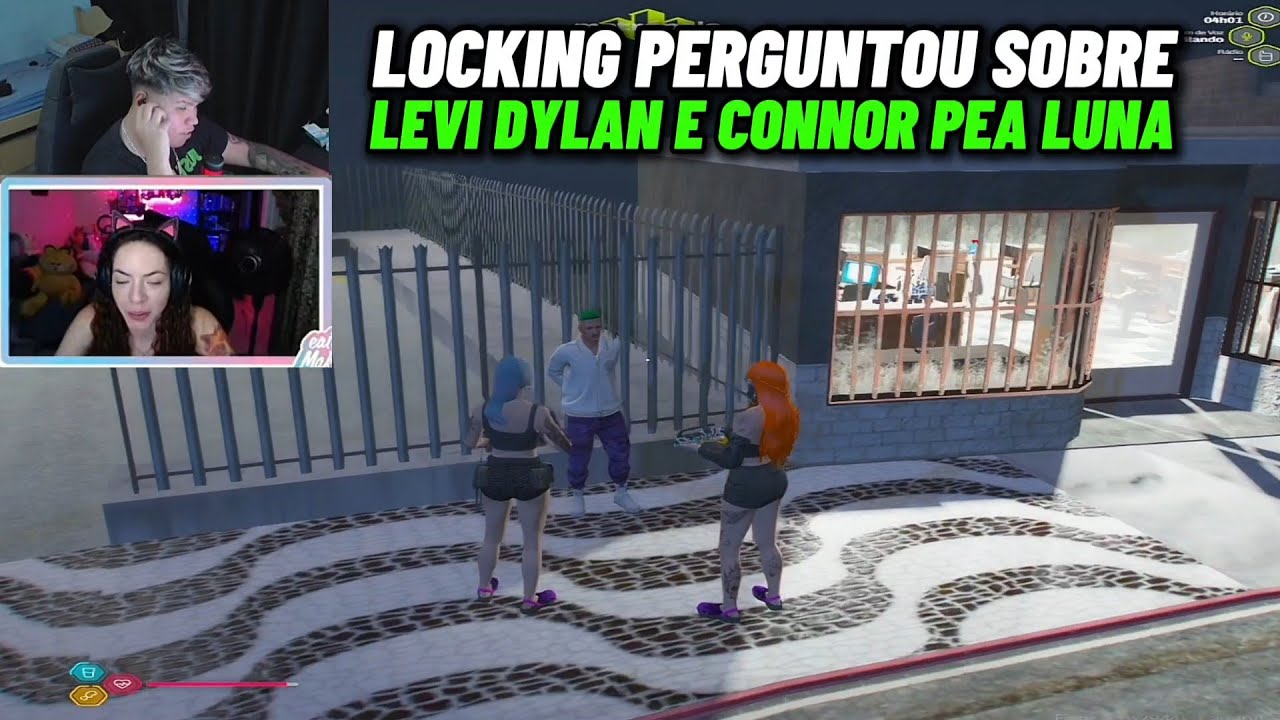 LOCKING PERGUNTOU SOBRE LEVI DYLAN E CONNOR PRA LUNA E FOI LEVADO PRAS IDÉIAS KKKKKK