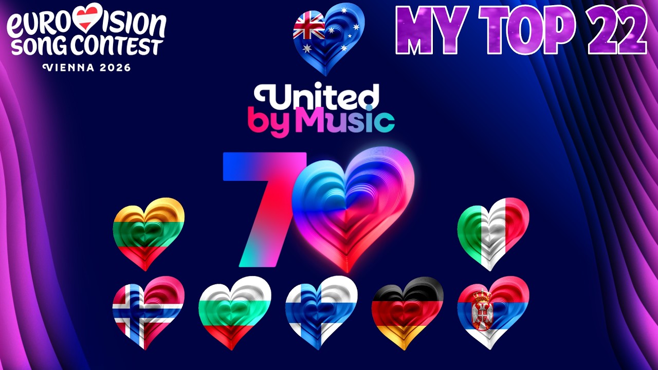 🎵 Eurovision 2026 • My Top 22 (From France 🇫🇷)