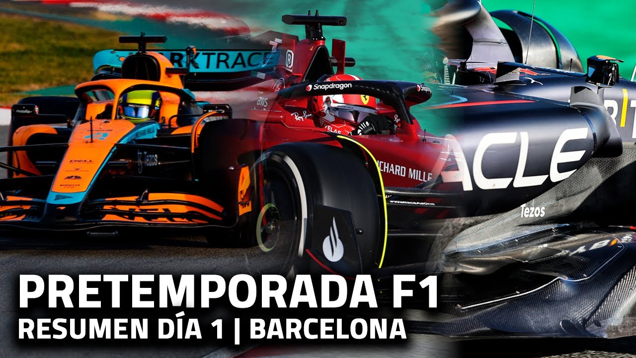 &iexcl;PRIMER D&Iacute;A de TEST de F1! NORRIS al FRENTE junto a los FERRARI | Se REVELA el RED BULL RB18