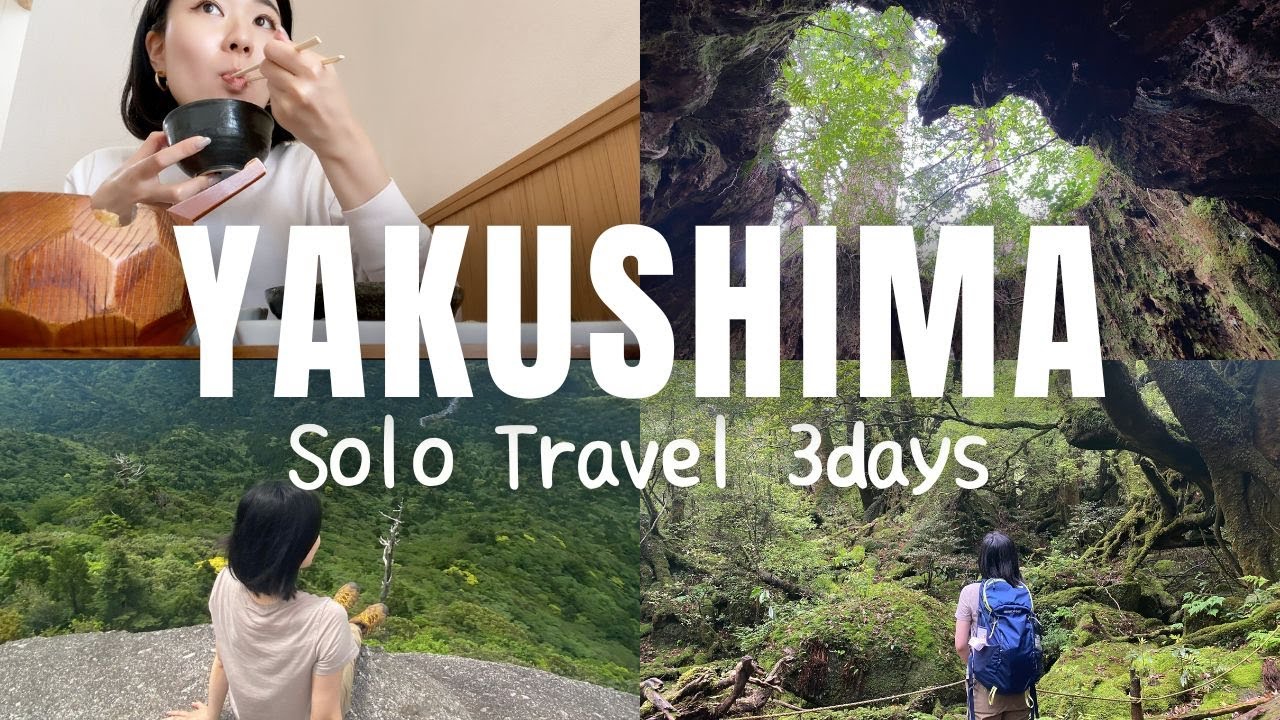 【Vlog in Japanese】屋久島一人旅！縄文杉&白谷雲水峡 #yakushima