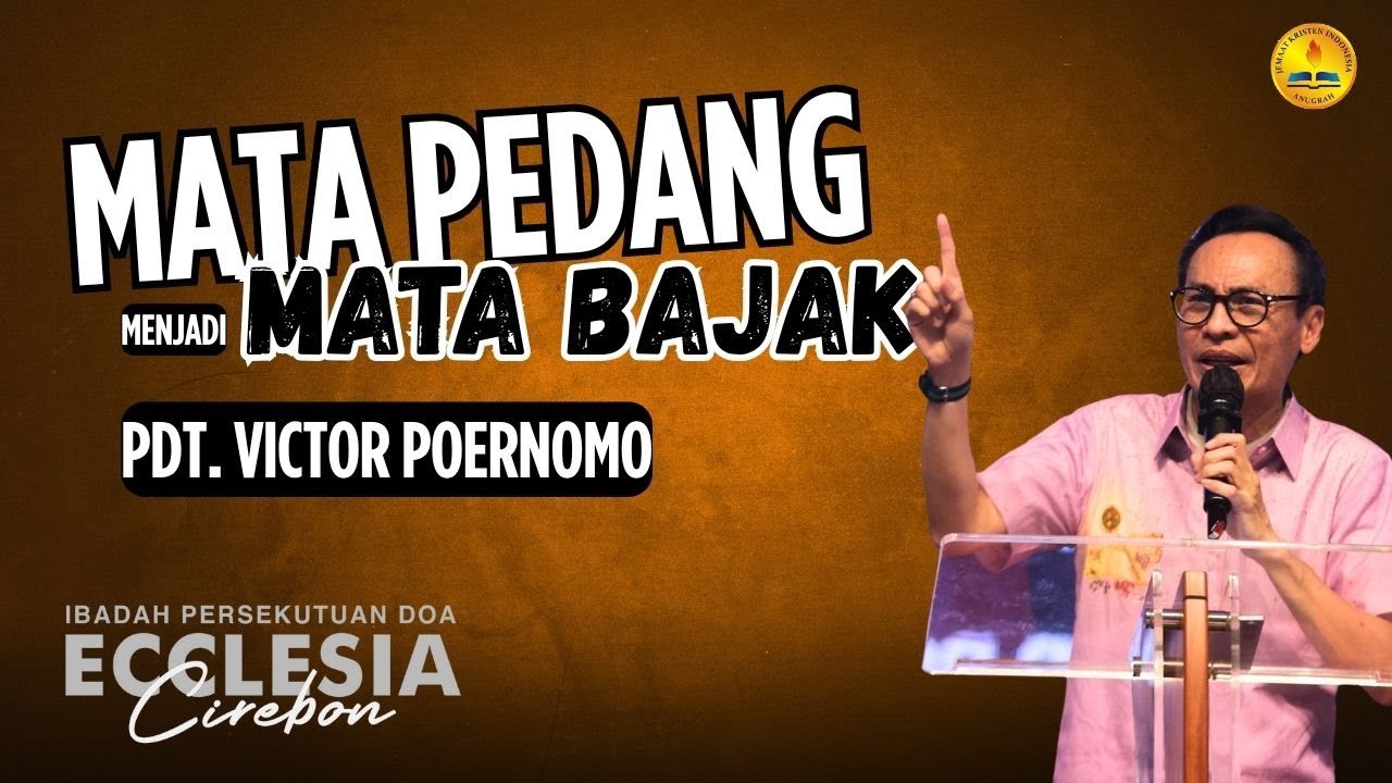 PD 038 - Selasa, 14 Oktober 2025 | Pdt. Victor Poernomo - Mata Pedang menjadi Mata Bajak
