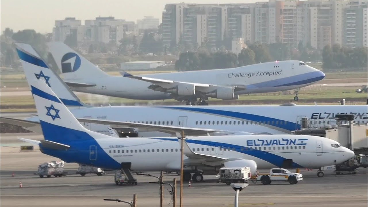 Plane spotting at Ben gurion airport 04.2025