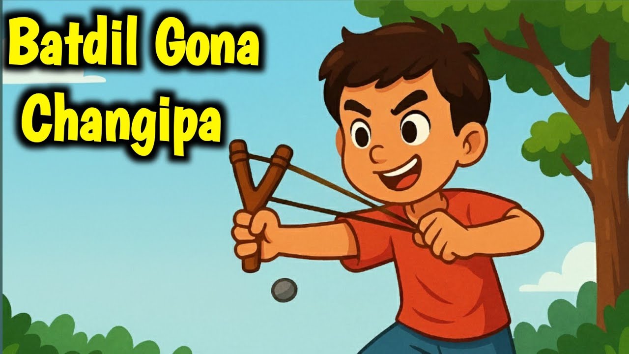 Batdil Gona Changipa Bi,sani Golpo || Garo Cartoon Golpo 