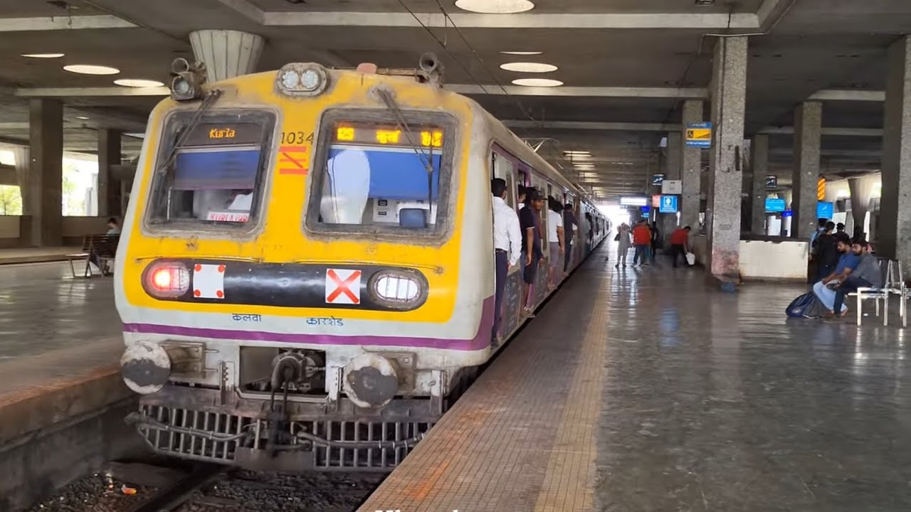 Local Trains Arriving & Departing from Kharghar & Belapur CBD | Live Action