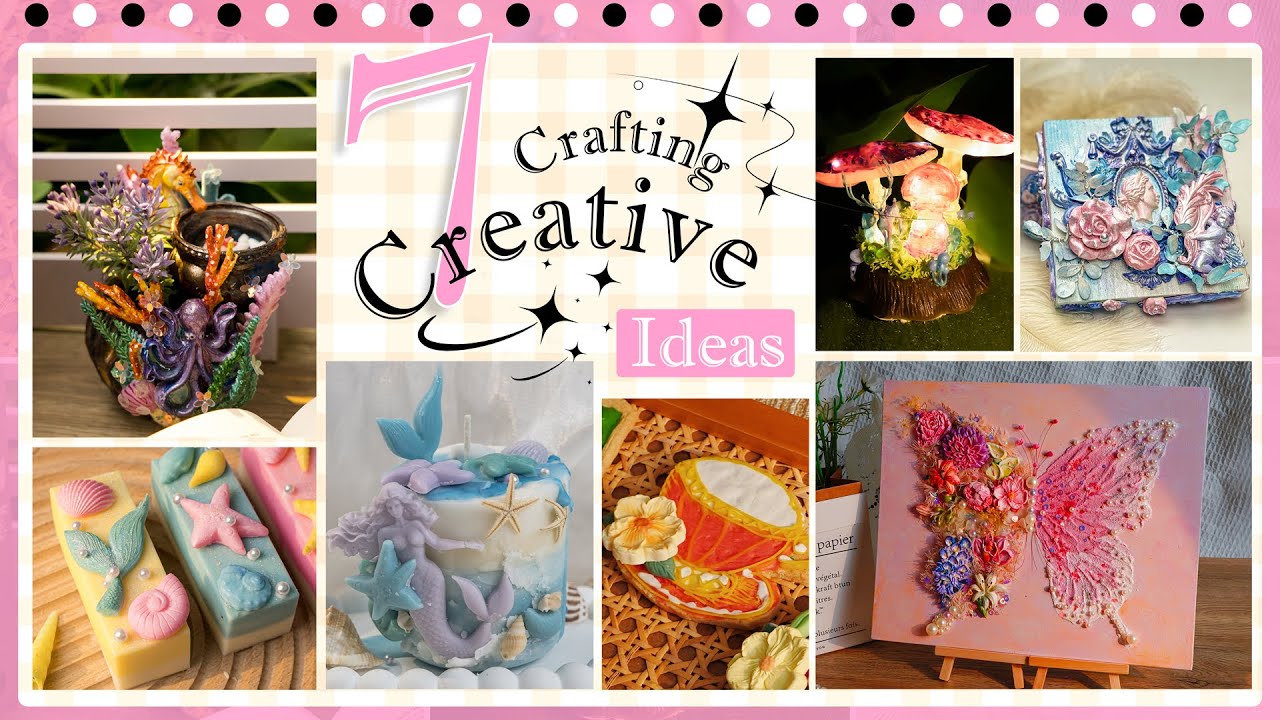 7 Creative DIY Ideas to Try: From Clay & Resin to Chocolate & Candles and More!