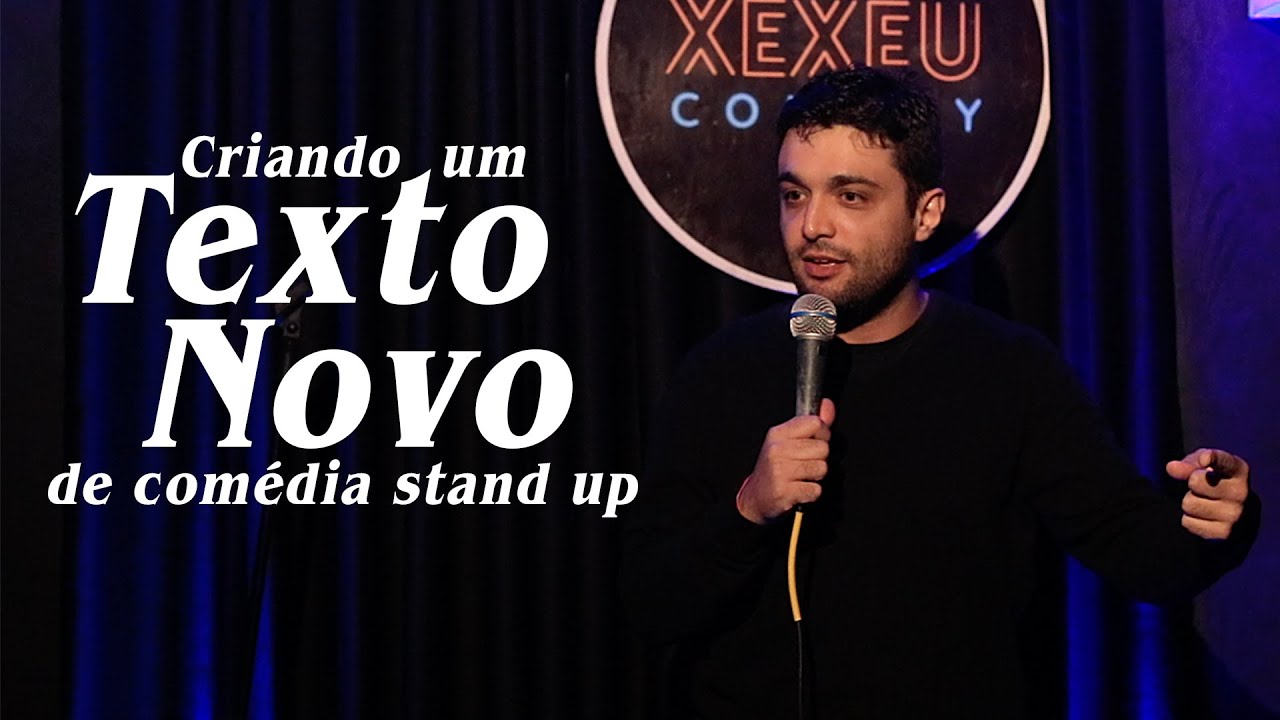 Criando um texto novo de com&eacute;dia stand up - Thiago Capece