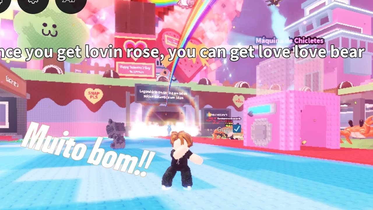 ESSE VALENTINES DAY VAI SER INCRIVEL NO ROUBE UM BRAINROT COM 20X LUCK!! (roube um Brainrot)!!