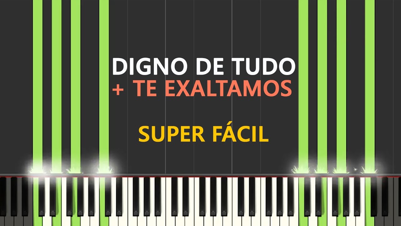 Digno de Tudo + Te exaltamos | Tutorial | Aula | Dedilhado | Fundo Musical