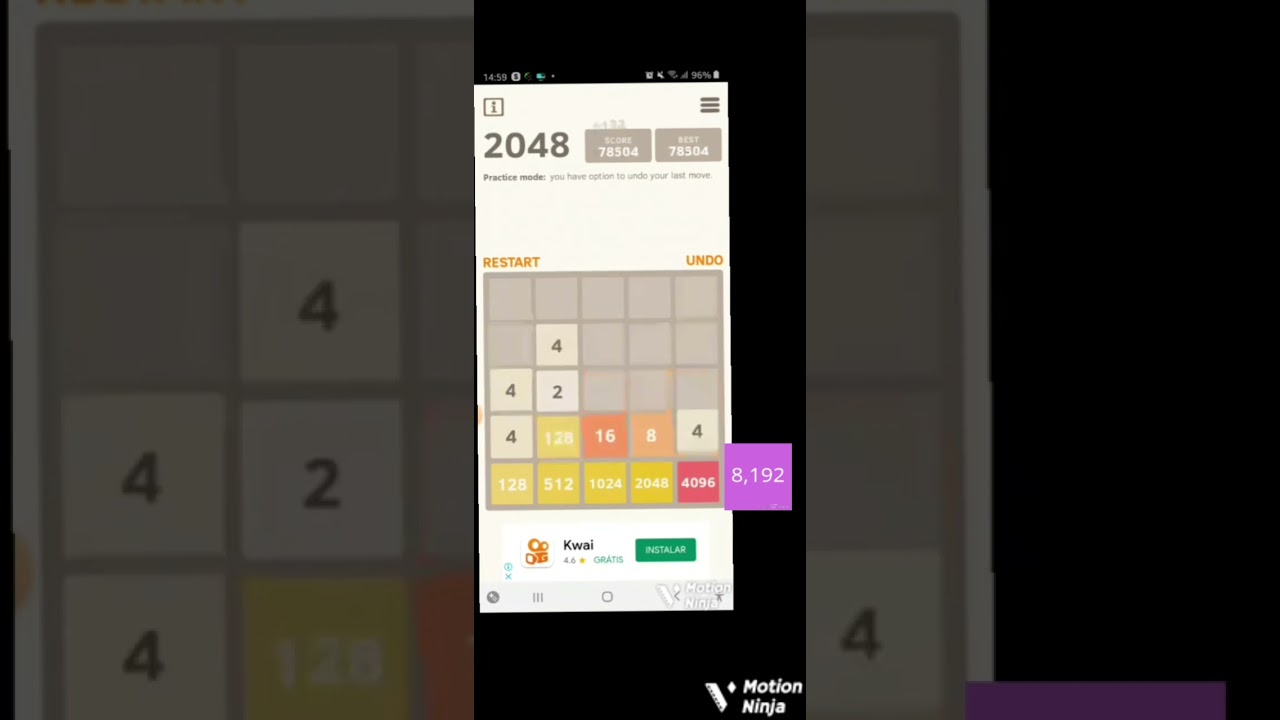 16384 in 2048 5x5.