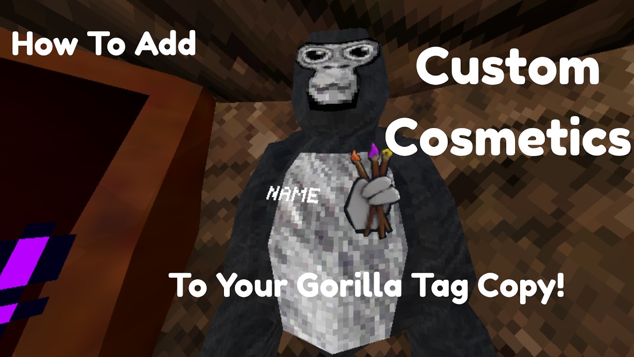 How to add Custom Cosmetics to Gorilla Tag Copy!
