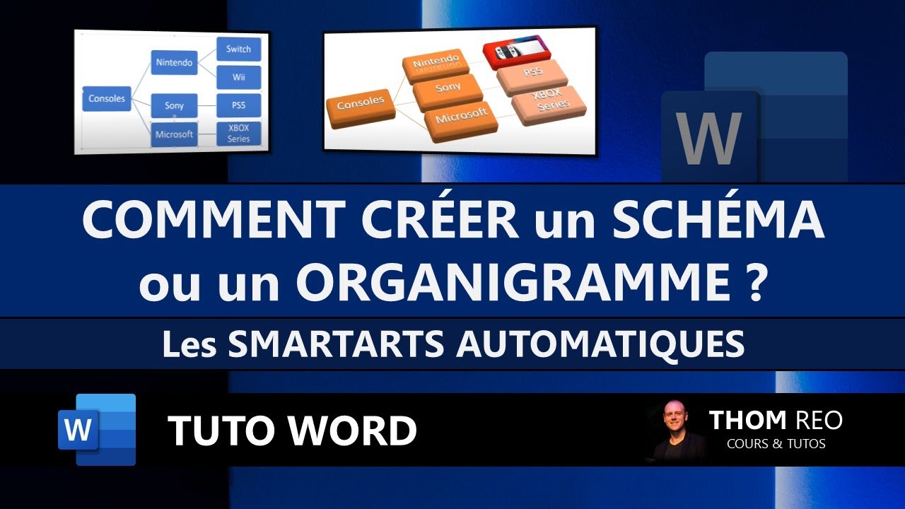 Les SMARTARTS avec WORD : schémas automatiques et organigrammes (Tutoriel)
