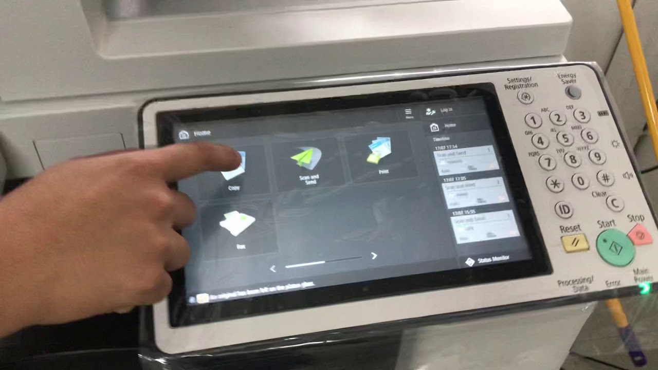 How to ใช้เครื่องถ่ายเอกสาร Canon รุ่นใหม่