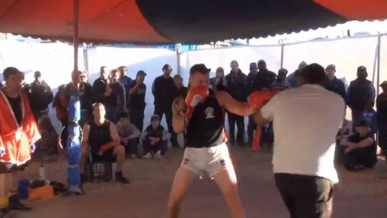 Take 5 in Alice Springs at Roy Bells Boxing Tent.