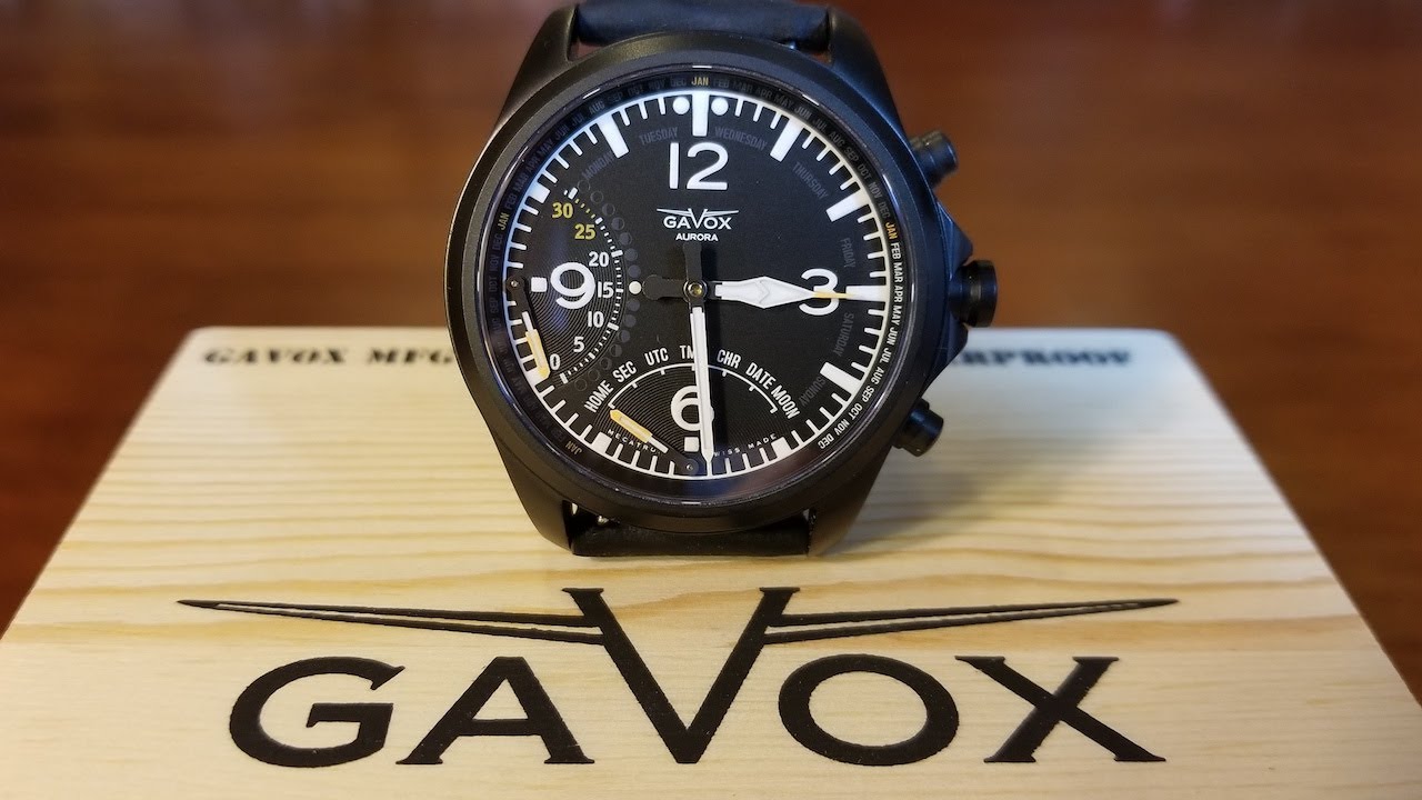 Gavox Aurora: потрясающие многофункциональные часы начального уровня класса люкс.