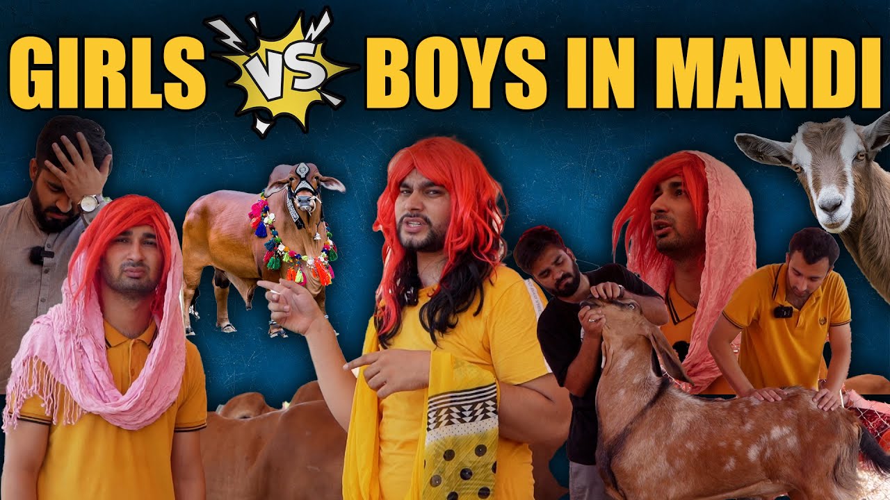 Girls vs Boys in Mandi | DablewTee | Funny Skit | Eid Ul Azha 2025