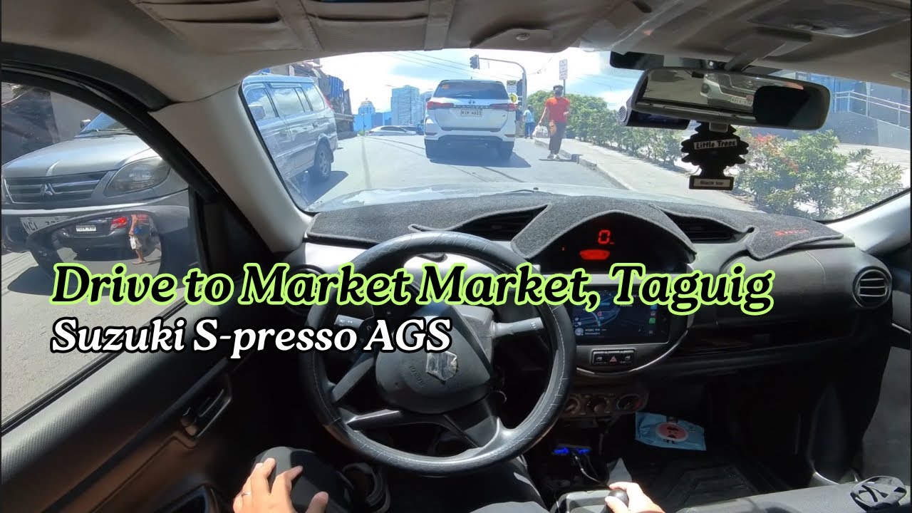 Drive to Market-Market, Taguig | Suzuki S-presso AGS