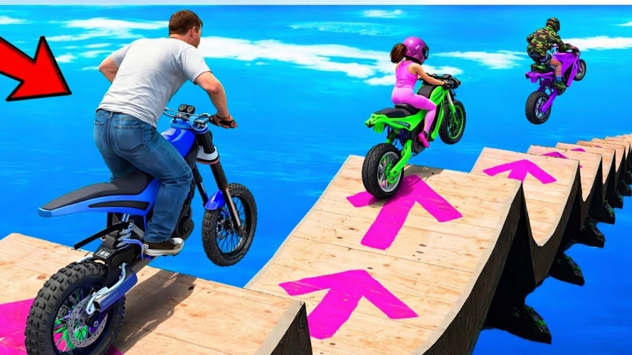 SHINCHAN AND FRANKLIN TRIED THE IMPOSSIBLE LONGEST BUMPY ROADS PARKOUR CHALLENGE GTA 5 