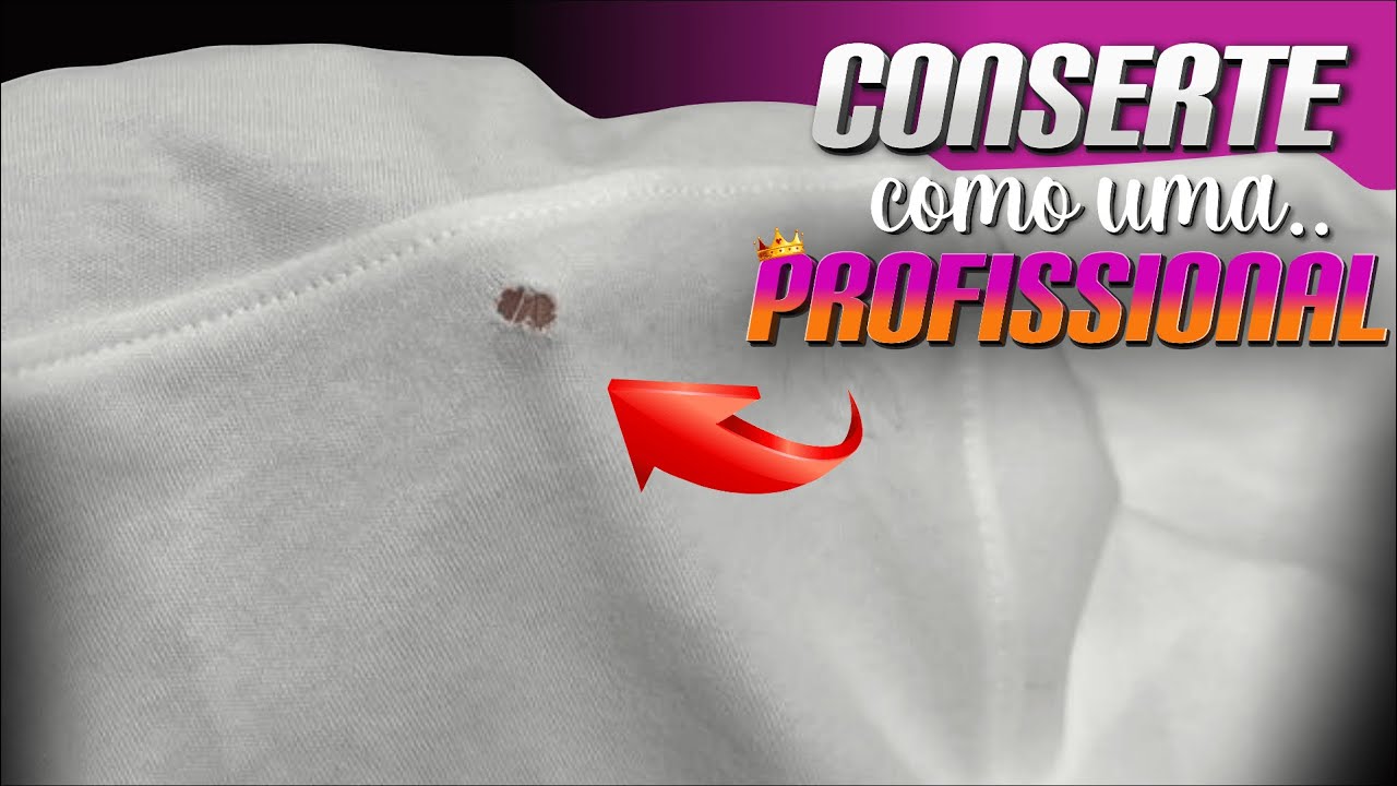 Reparando Furo em Camisa de Malha de Forma Fácil e Profissional