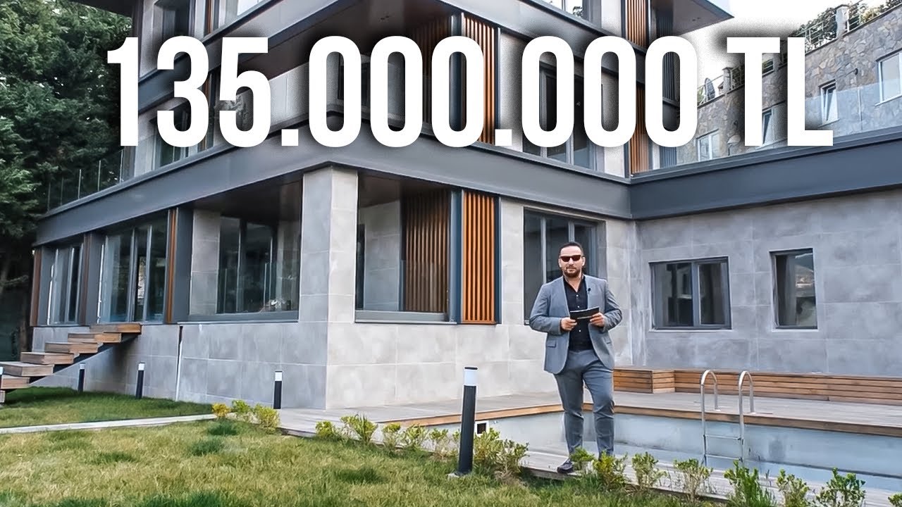 135 Milyon Tl Değerinde Beykoz Ormanı Dibinde Lüks Villa