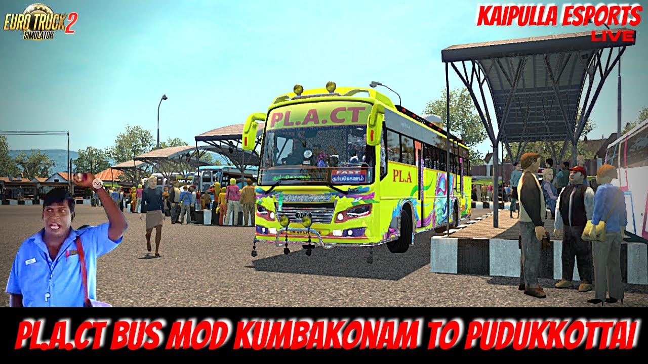 EUROTRUCK SIMULATOR 2 PLA CT KUMBAKONAM TO PUDUKKOTTAI