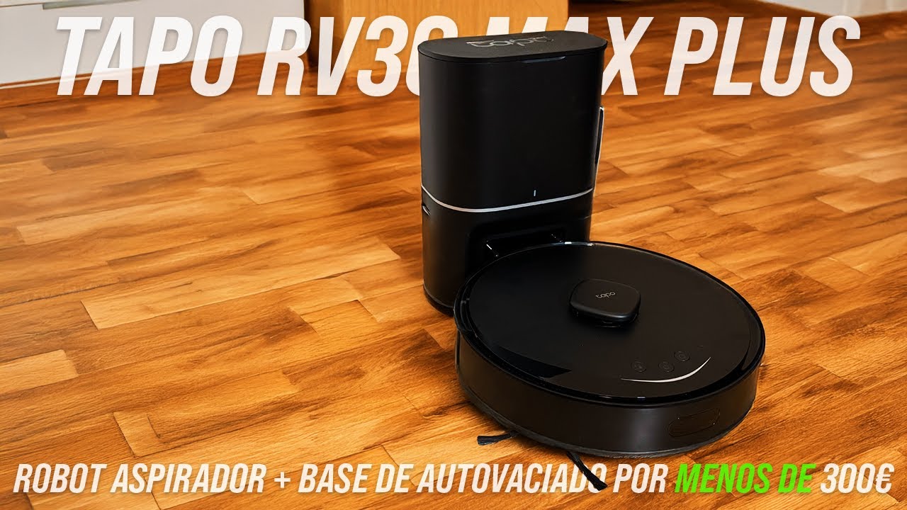 Tapo RV30 Max Plus 👉 Review tras UN MES Y MEDIO de uso | Robot Aspirador con Base de Autovaciado |