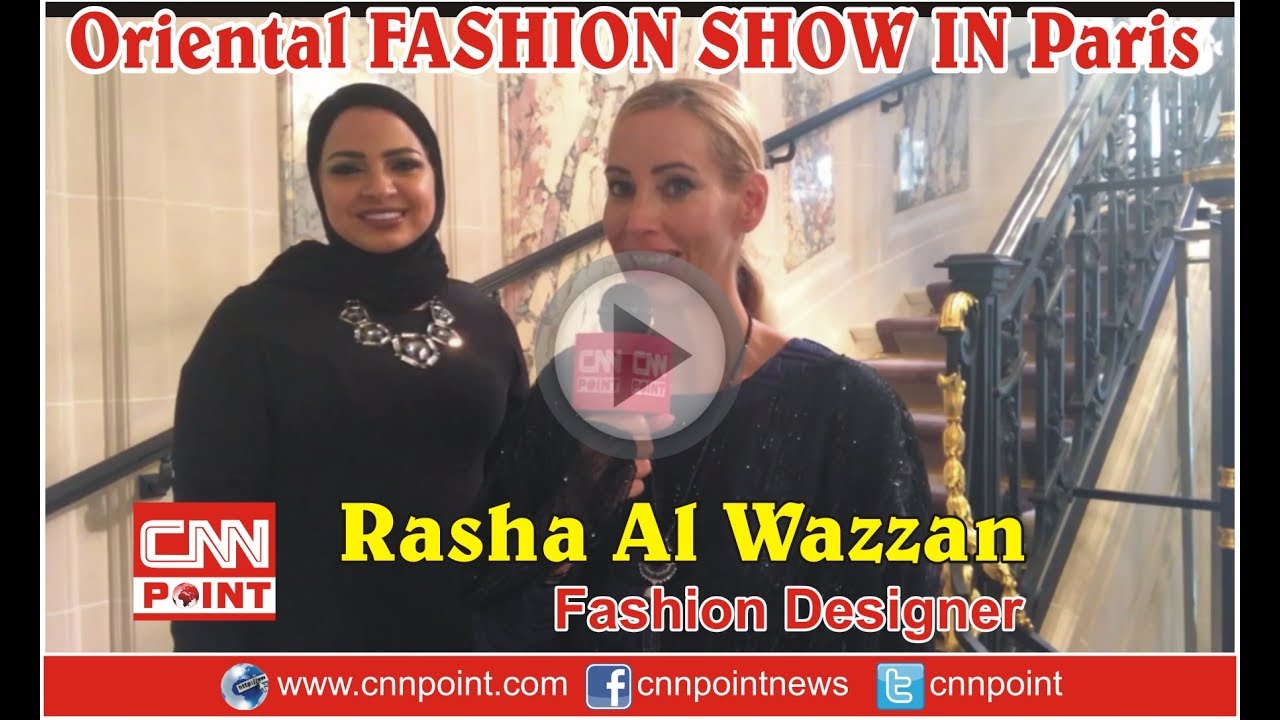 Interview with designer Rasha Al Wazzan at Oriental Fashion Week Paris
