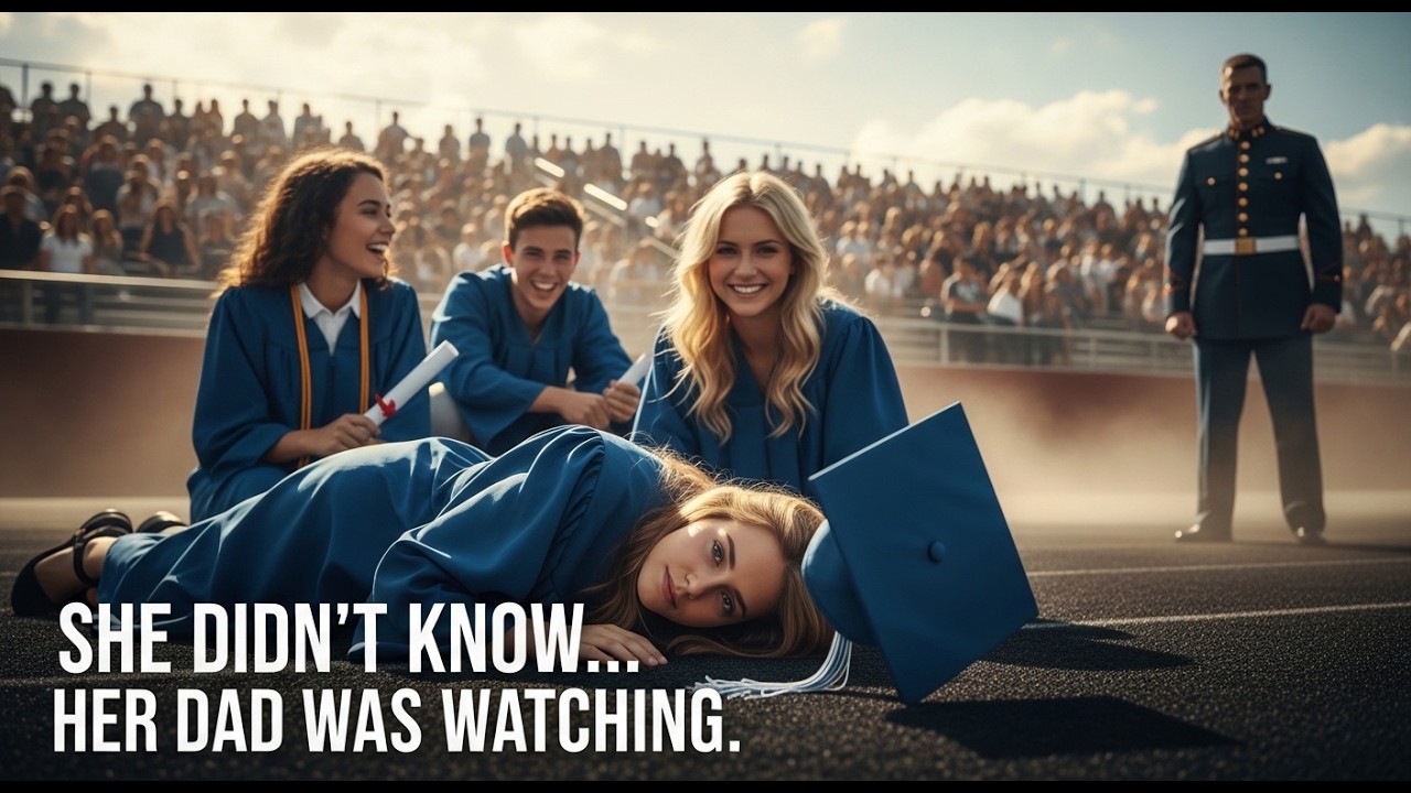 They Humiliated Her on Graduation Day… They Didn’t Know Her Father Was Watching