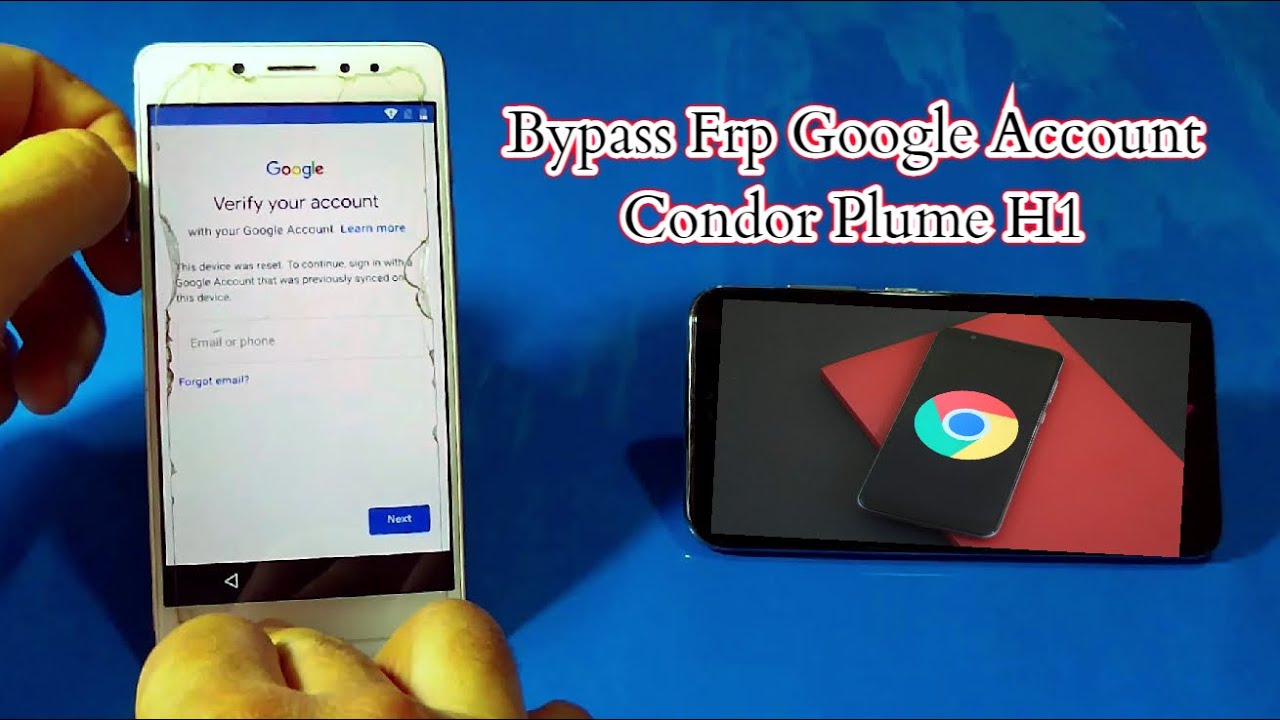 Bypass frp google accountكيفية تخطي حساب جوجل بعد الفورمات في هاتف Condor Plume H1