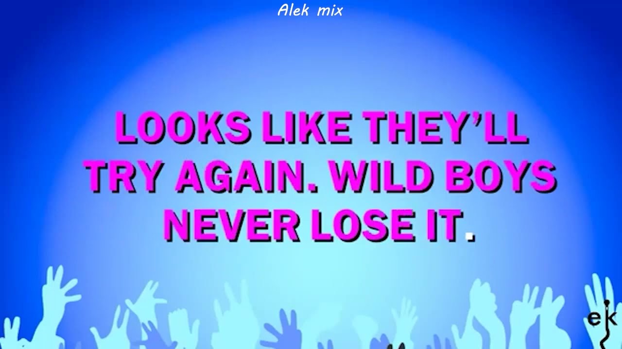 The wild boys - Duran Duran (-2 semitoni) [Karaoke mix by Alek]