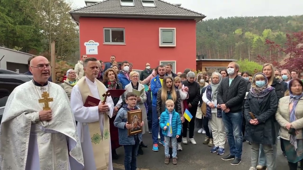 Osterliturgie im byzantinischen Ritus der Ukrainischen Griechisch-Katholischen Gemeinde St. Rochus