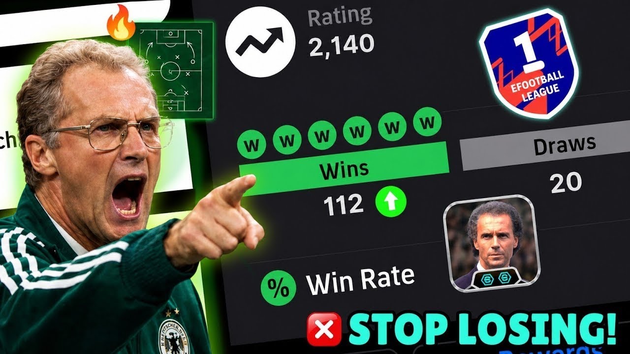 OP 4-2-1-3 🐐 🔥👉 Лучшая расстановка для контратаки длинными пасами в eFootball 2027 🥵 | Расстановк...