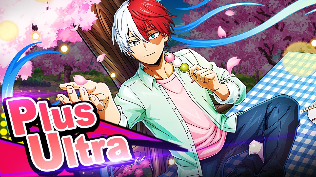 CHERRY BLOSSOMS TODOROKI! UR DST [Petal Breeze] Shoto Todoroki Animations (My Hero Ultra Impact)