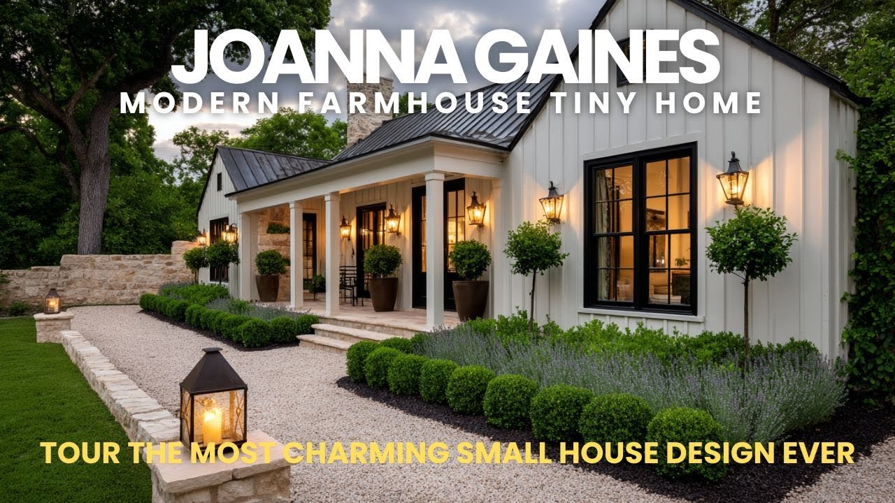 Joanna Gaines Modern Farmhouse Tiny Home Tour The Most Charming Small House Design Ever