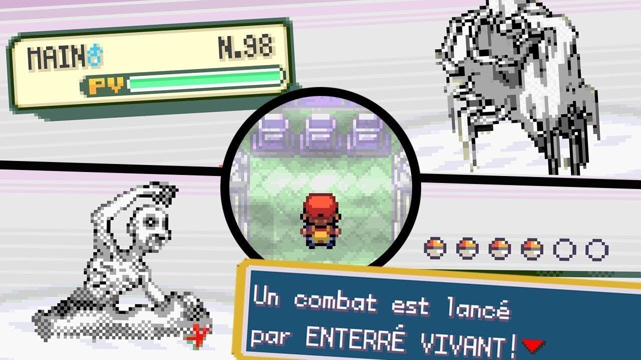 AFFRONTER L'ENTERRÉ VIVANT DANS POKÉMON ROUGE FEU