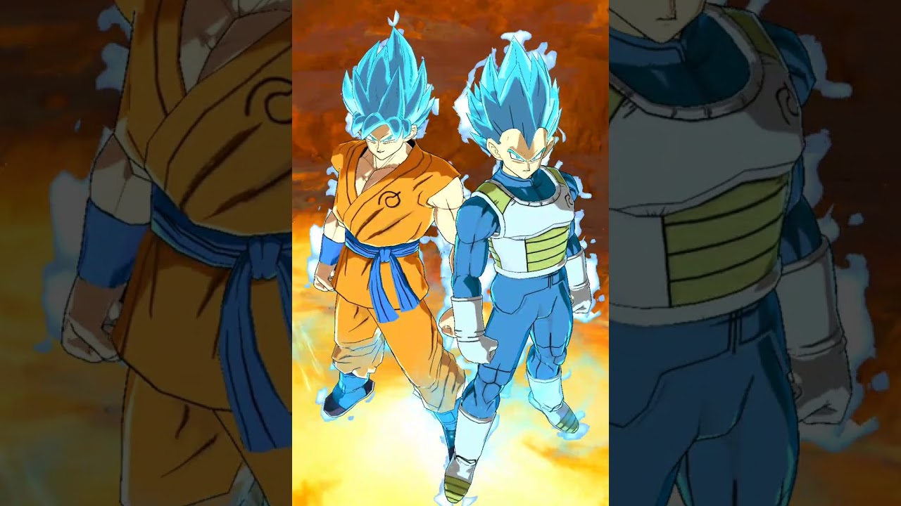 NEW SUPER VEGITO and tag blue goku and vegeta rof saga 