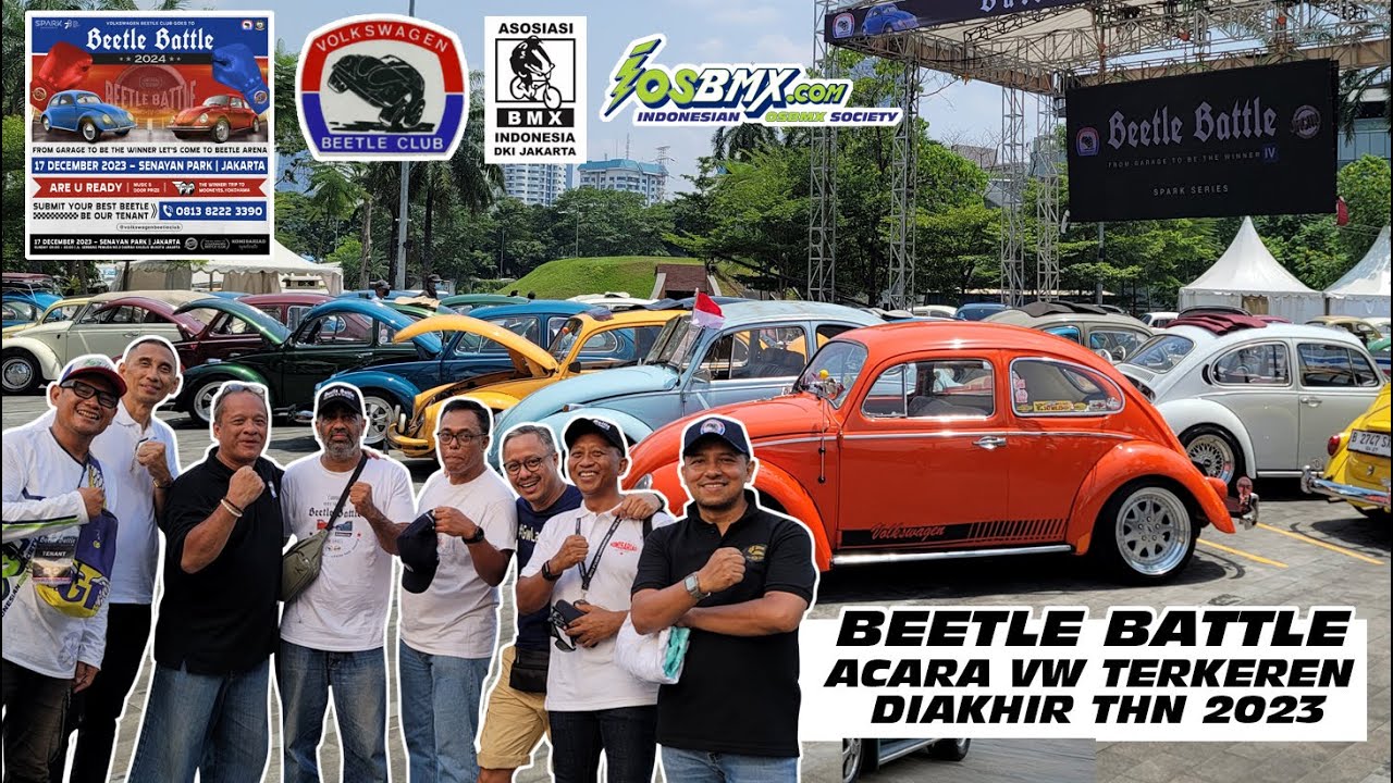 BEETLE BATTLE, ACARA VW TERKEREN DIAKHIR TAHUN 2023 VOLKSWAGEN BEETLE CLUB INDONESIA #tarakagarage