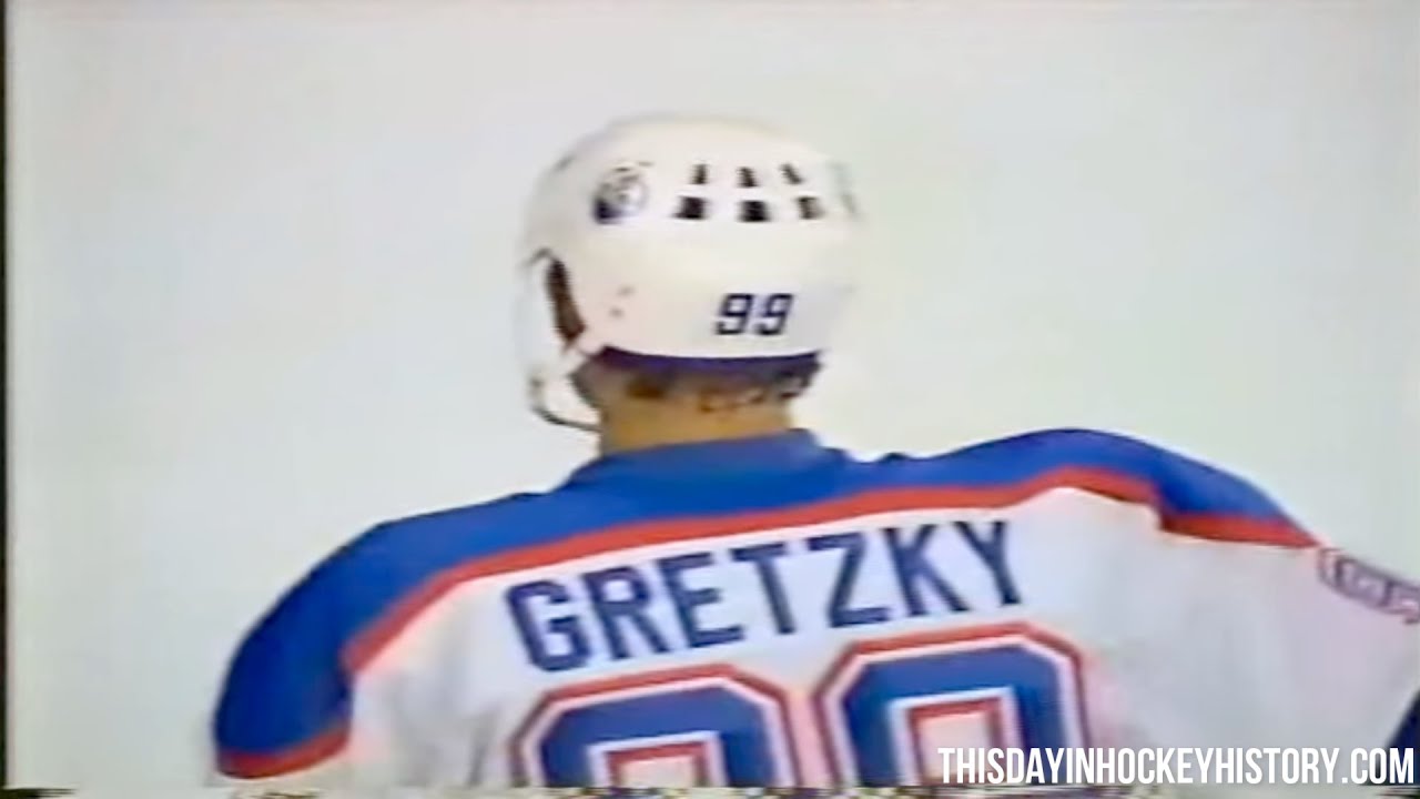Wayne Gretzky Hat Trick vs Flyers   Game 3 1985 Stanley Cup Finals