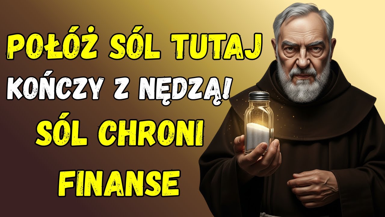 Ojciec Pio Ujawnia: Sekret Noszenia Odrobiny Soli W Portfelu!