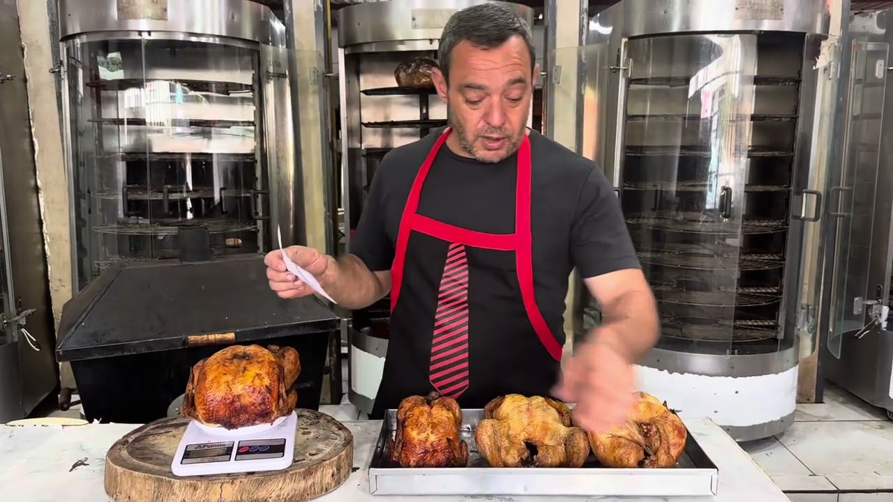 A Renda da Venda de Frango Assado