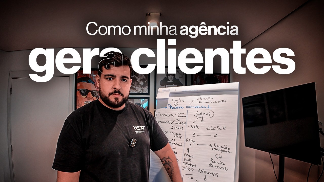 Como funciona o processo de prospecção da minha agência para gerar clientes todos os meses
