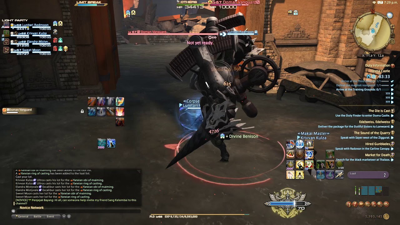 Final Fantasy XIV Return to Eorzea Part 1- Doma Castle