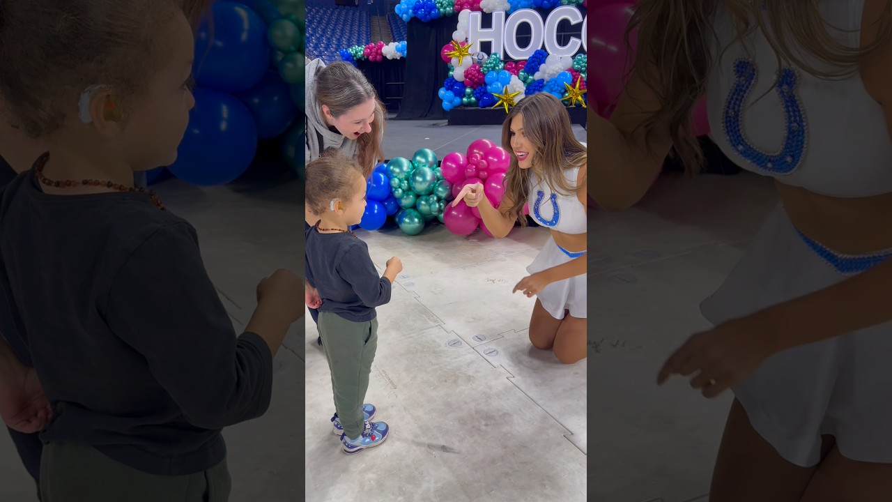 Морган смог поделиться этим моментом 🤍✨ #asl #nflcheerleader #signlanguage #indianapoliscolts